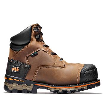 Timberland PRO Boondock 6" Soft Toe - Hnede Nepremokave Topanky Panske, TB0256L